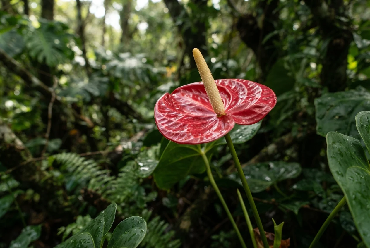 Antúrio a clássica elegância das inflorescências | verdenavaranda.com.br Antúrio a clássica elegância das inflorescências
