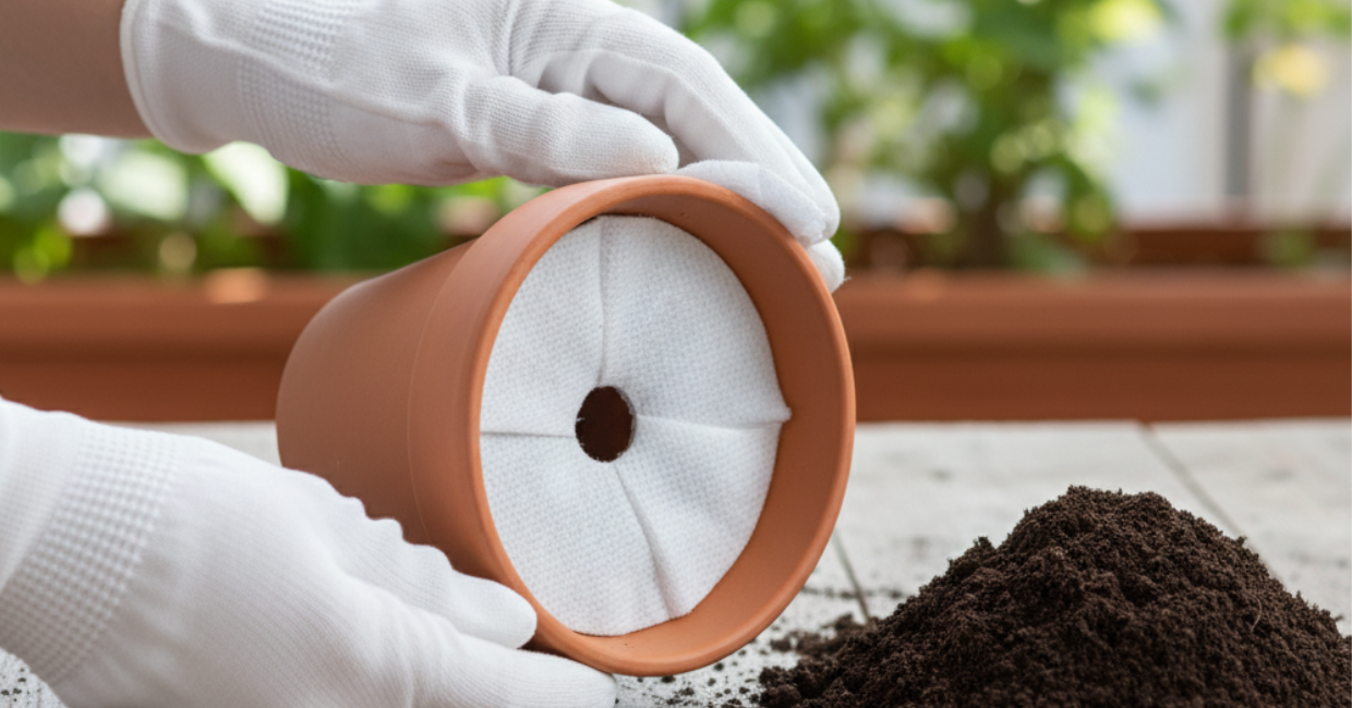 manta de drenagem para vasos