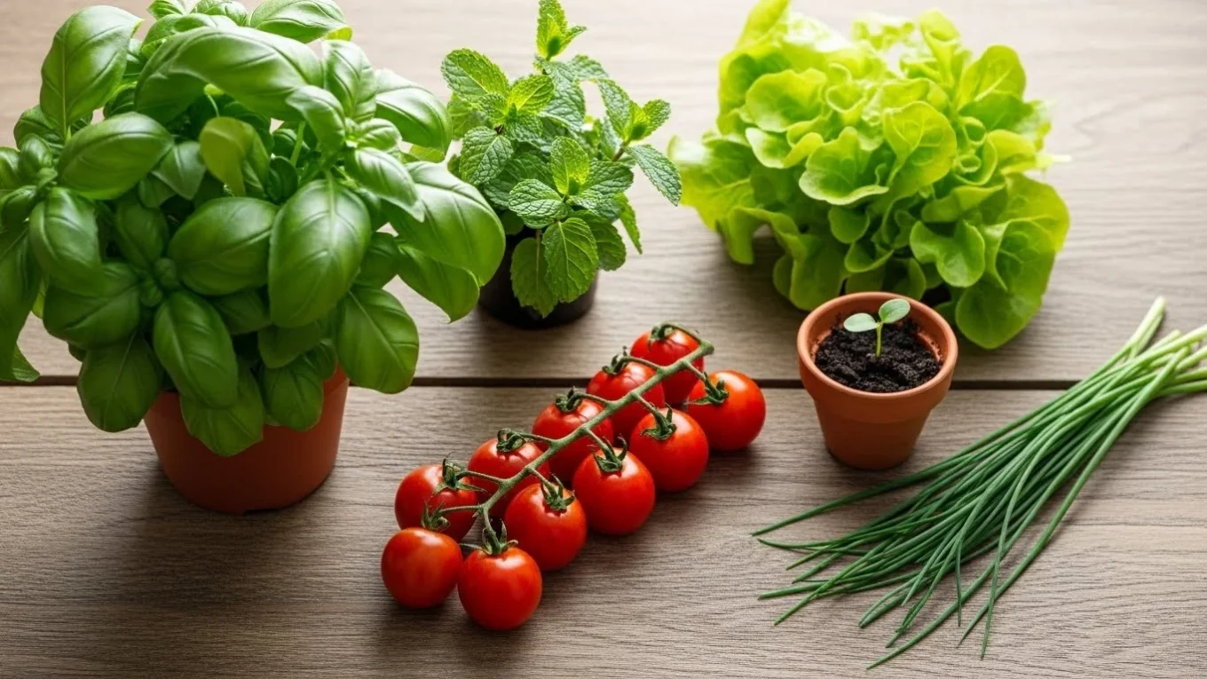 plantas para horta em apartamento