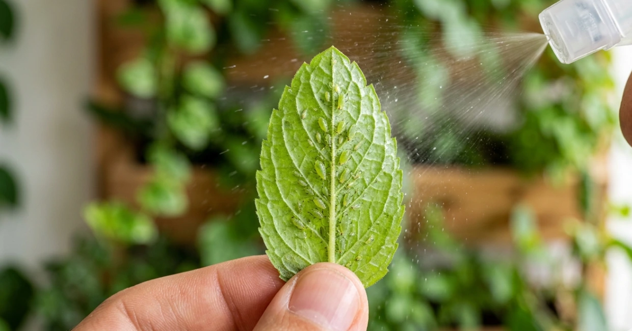 como acabar com pulgão na horta