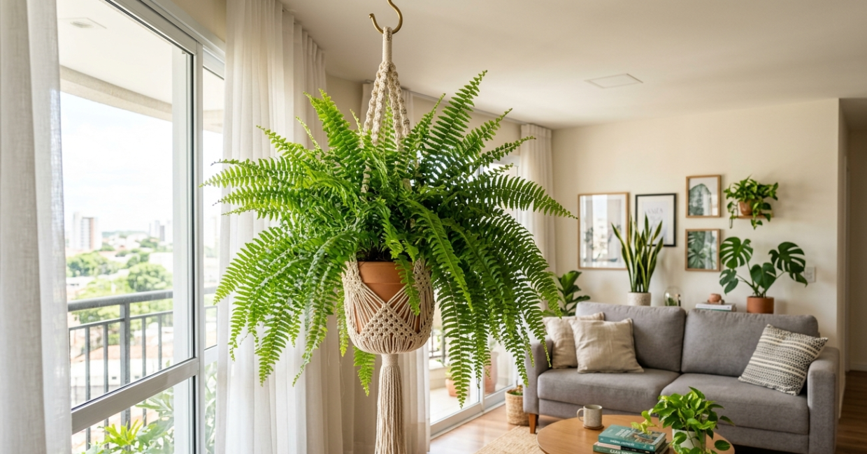 como cuidar de samambaia em apartamento