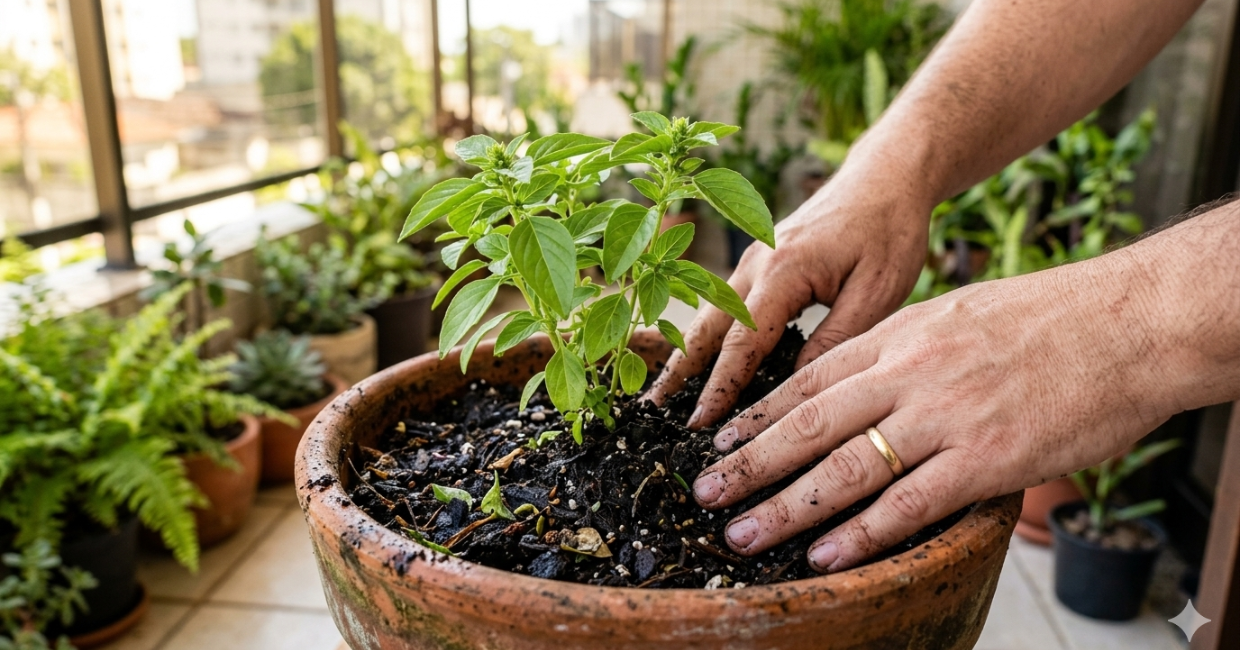Melhor adubo para horta em vaso 2026
