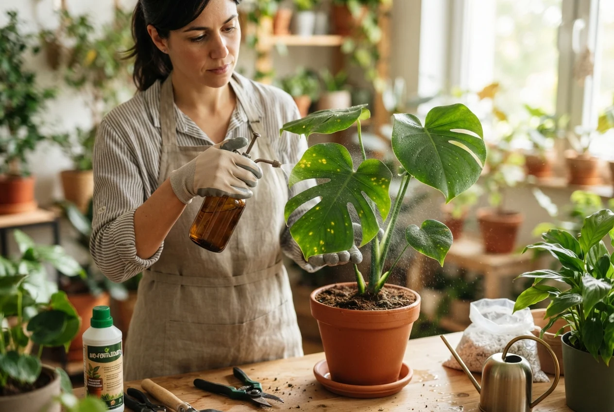 Como tratar planta verde com pintinhas amarelas | verdenavaranda.com.br Como tratar planta verde com pintinhas amarelas