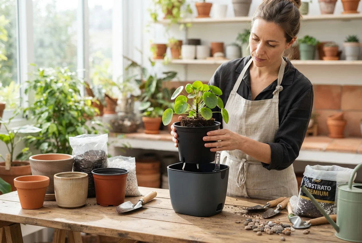 Escolha do Recipiente e o Vaso Autoirrigável | verdenavaranda.com.br Como Cultivar Hortelã em Vaso: Escolha do Recipiente e o Vaso Autoirrigável