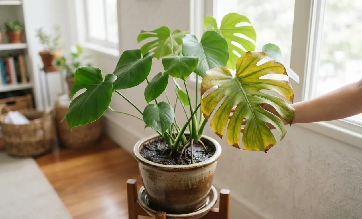 Costela de Adão Amarelando? Veja Como Recuperar sua Monstera