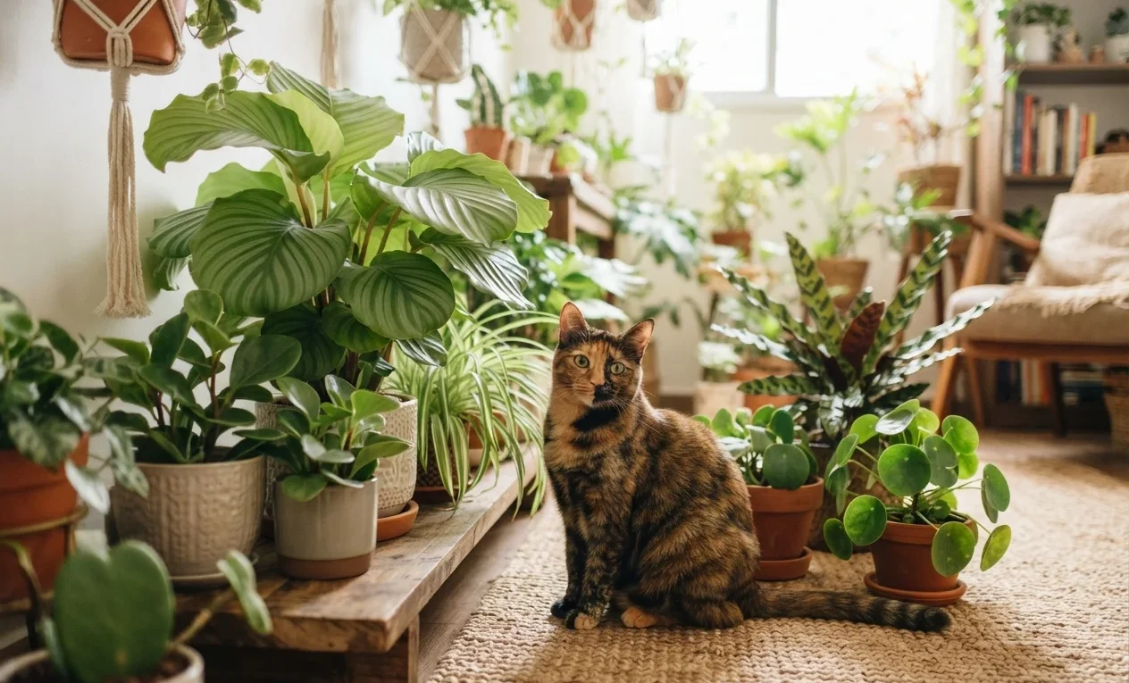 Plantas Não Tóxicas para Gatos e Seguras para a sua Selva